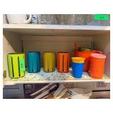 Multicolored Kitchenware Items
