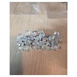Crystal Beaded Expandable Bracelet with Aurora Bor