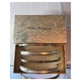 Kim Rogers Gold-Tone Textured Bangles in Original