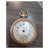 Addison Pocket Watch with Gold-Toned Case and Hand