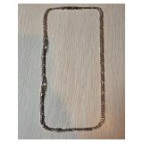 Sterling Silver Figaro Chain Necklace