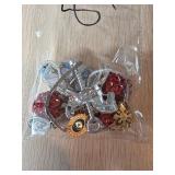 Costume Jewelry Including Bracelets and Charms