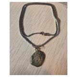 Ancient Coin Pendant Necklace