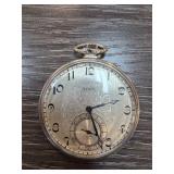 Elgin Pocket Watch with Open-Face Case and Engrave