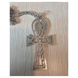 Sterling Silver Egyptian Ankh Pendant