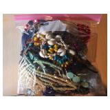 Bulk Lot of Assorted Costume Jewelry in Ziploc Bag