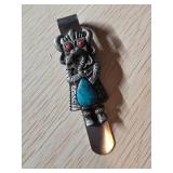 Southwestern Style Metal Money Clip with