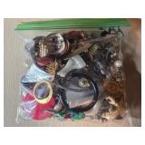 Costume Jewelry Mix in Ziplock Bag