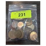Bag of Assorted International Coins