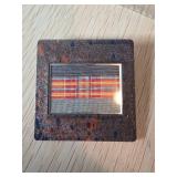 Jeffrey Andrews Textile Art Brooch with Metal and