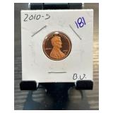 2010-S Lincoln Shield Cent in Brilliant Uncirculat