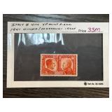Italy 1941 Hitler-Mussolini Issue 20 Centesimi Sta