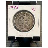 1943 Walking Liberty Half Dollar Coin