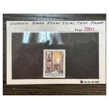 Sweden Rare Essay Trial Test Proof Stamp in Protec