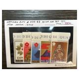 Vintage Mint Stamp Sets from Vatican City and Soma