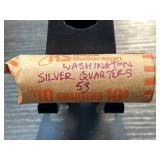Roll of Washington Silver Quartersï¿½