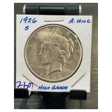 1926-S Peace Silver Dollar in High Grade Condition