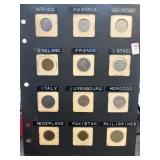 World Coins in Organized Display