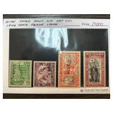 Niue and New Zealand WWII Era Stamps, Set of 4, 19