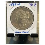 1883-O Morgan Silver Dollar in High Grade