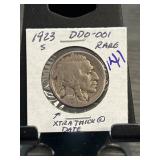1923 Buffalo Nickel with DDO-001