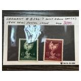 Germany B286-287 Mint OG Semi-Postal Set (1944)
