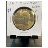 1971-S Silver Eisenhower Dollar Uncirculated Condi