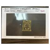 1862 Germany Hamburg Boten Rare Local Post Stamp
