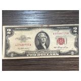 1953 United States $2 Red Seal Note