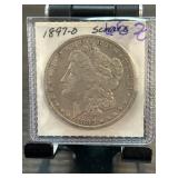 1897-O Morgan Silver Dollar in Protective Case