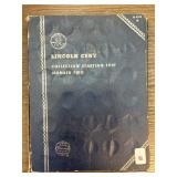 Lincoln Cent Collection in Whitman Folder, 1941 On