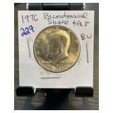 1976 Bicentennial Silver Half Dollar in Uncirculat