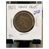 1851 United States Large Cent