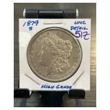1879-S Morgan Silver Dollar " High Grade With UN