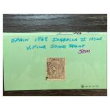 Spain 1859 Isabella II Issue Postage Stamp