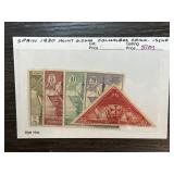 Spain 1930 Mint Columbus Commemorative Stamp Set