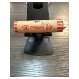 Roll of 50 Mixed Wheat Pennies Cents