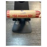 Roll of 50 Mixed Wheat Pennies Cents