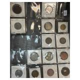 World Coins in Protective Sleeves