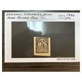 1886 Germany Leipzig Rare Private Post Stamp, Mint