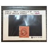 Spain 1864 Isabella II Issue Postage Stamp