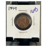 1949 Lincoln Wheat Cent in Protective Holder