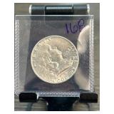 1957 Benjamin Franklin Half Dollar Coin in Protect
