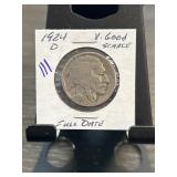 1924-D Buffalo Nickel in Holder " Full Date