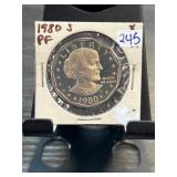 1980-S Proof Susan B. Anthony One Dollar Coin