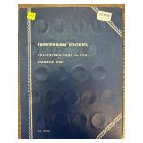 Jefferson Nickel Collection 1938 to 1961 in Whitma