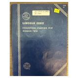 Lincoln Cent Collection Starting 1941 in Whitman A