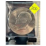 1976 Eisenhower Bicentennial Dollar Coin in Protec