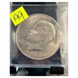 1971 Eisenhower One Dollar Coin in Protective Case
