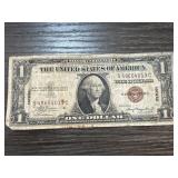 1935-A Hawaii Overprint $1 Silver Certificate Note